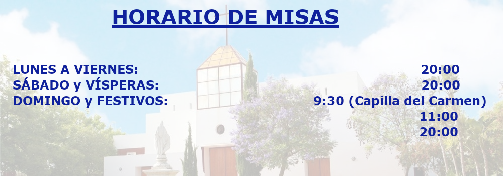 Horario de misas